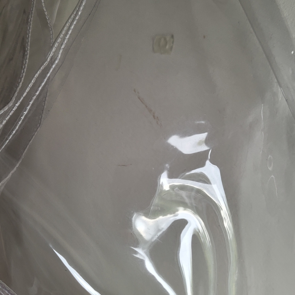 MM6 Maison Martin Margiela Clear PVC Tote with White Inner Pouch - Picture 11 of 16